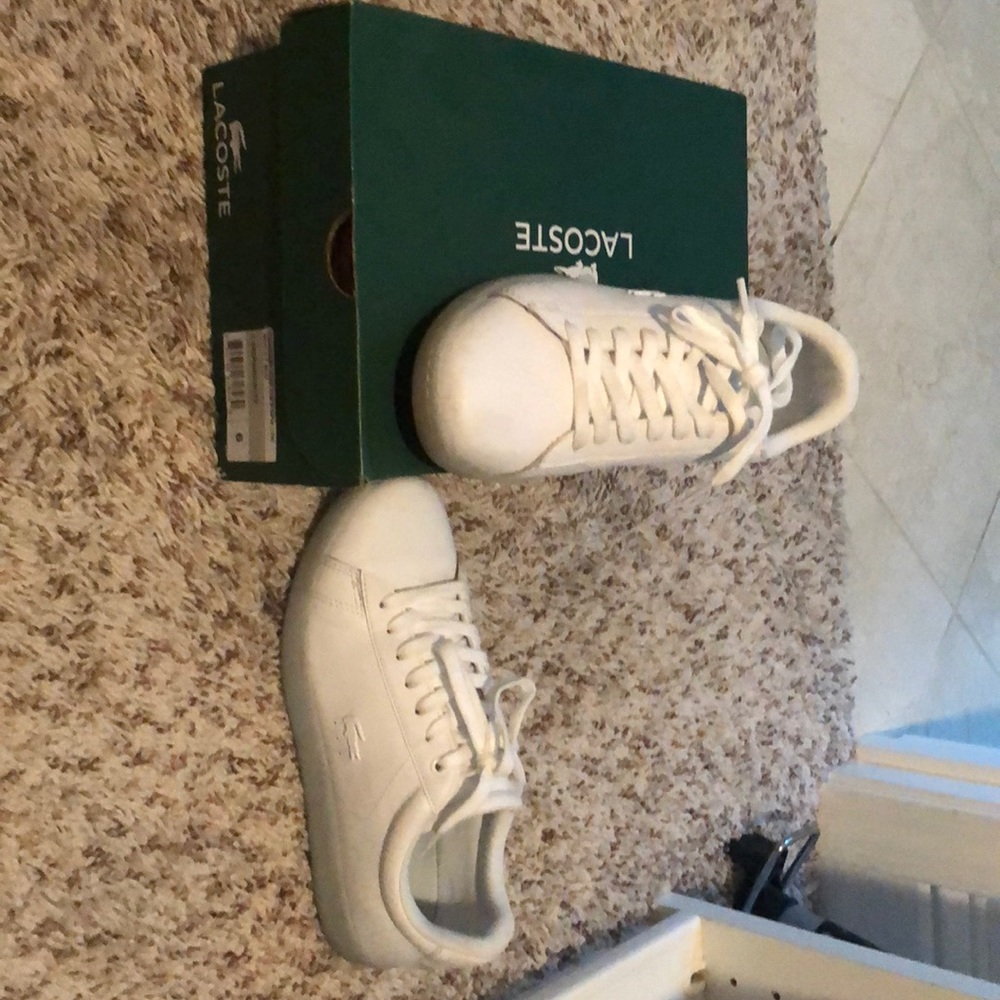 White Lacoste Shoes